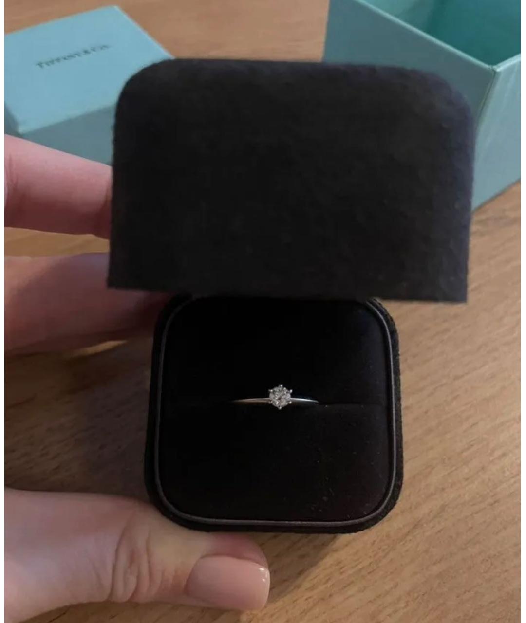 TIFFANY&CO Платиновое кольцо, фото 2