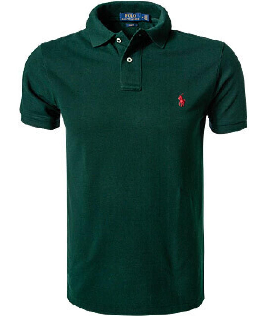 POLO RALPH LAUREN Зеленые поло с коротким рукавом, фото 1