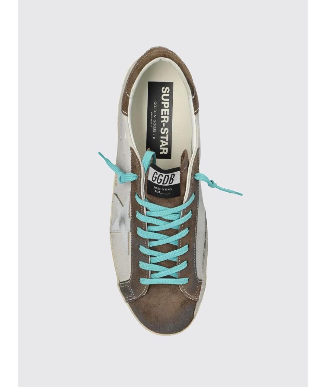 GOLDEN GOOSE DELUXE BRAND Мульти кожаные низкие кроссовки / кеды, фото 4