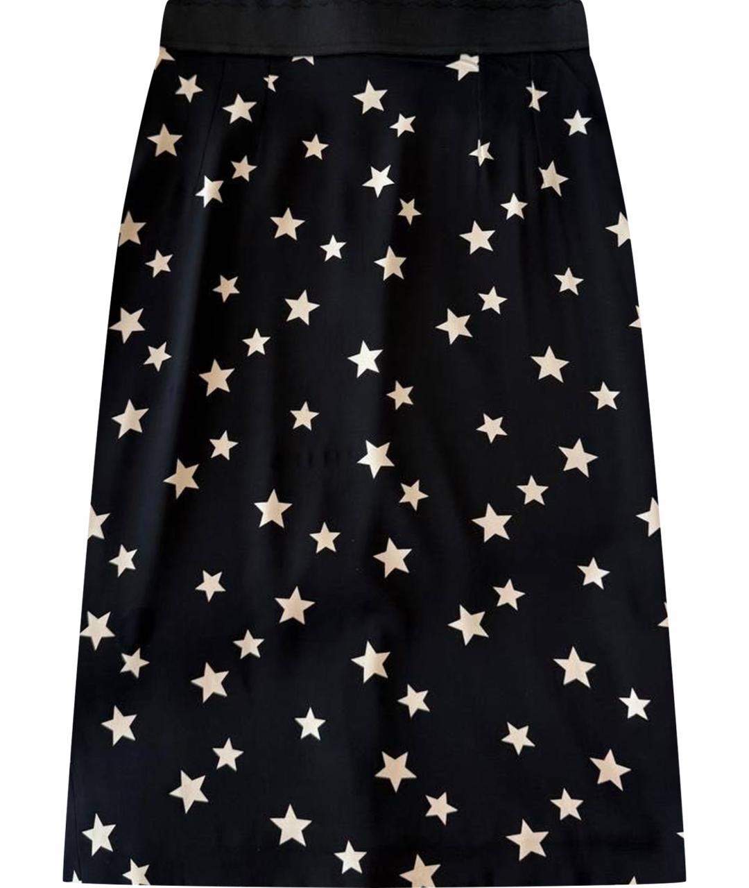 DOLCE&GABBANA Черная юбка миди, фото 1