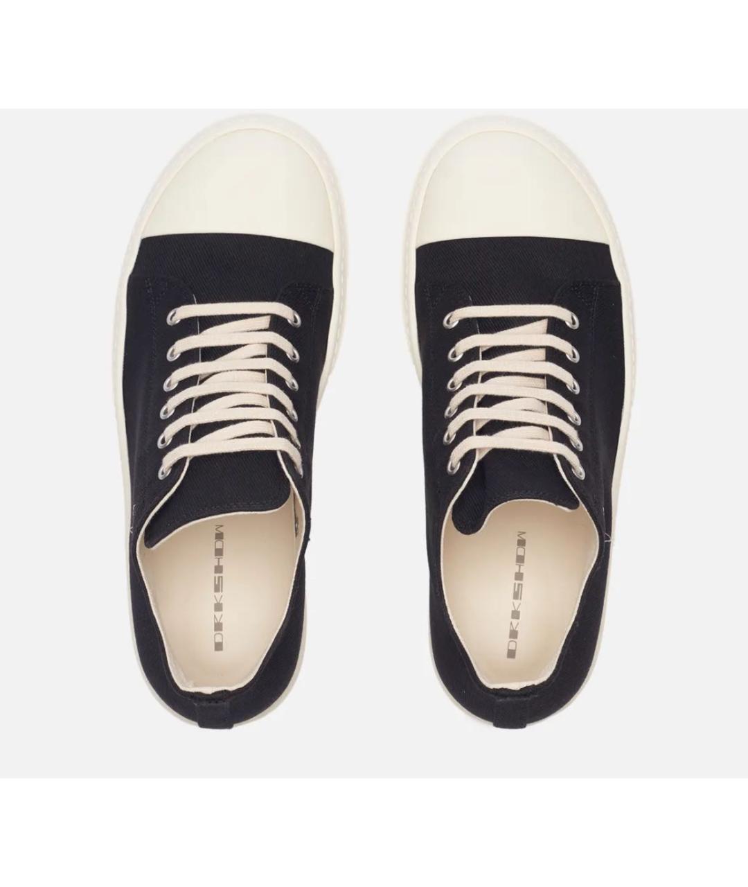 RICK OWENS DRKSHDW Черные кеды, фото 3
