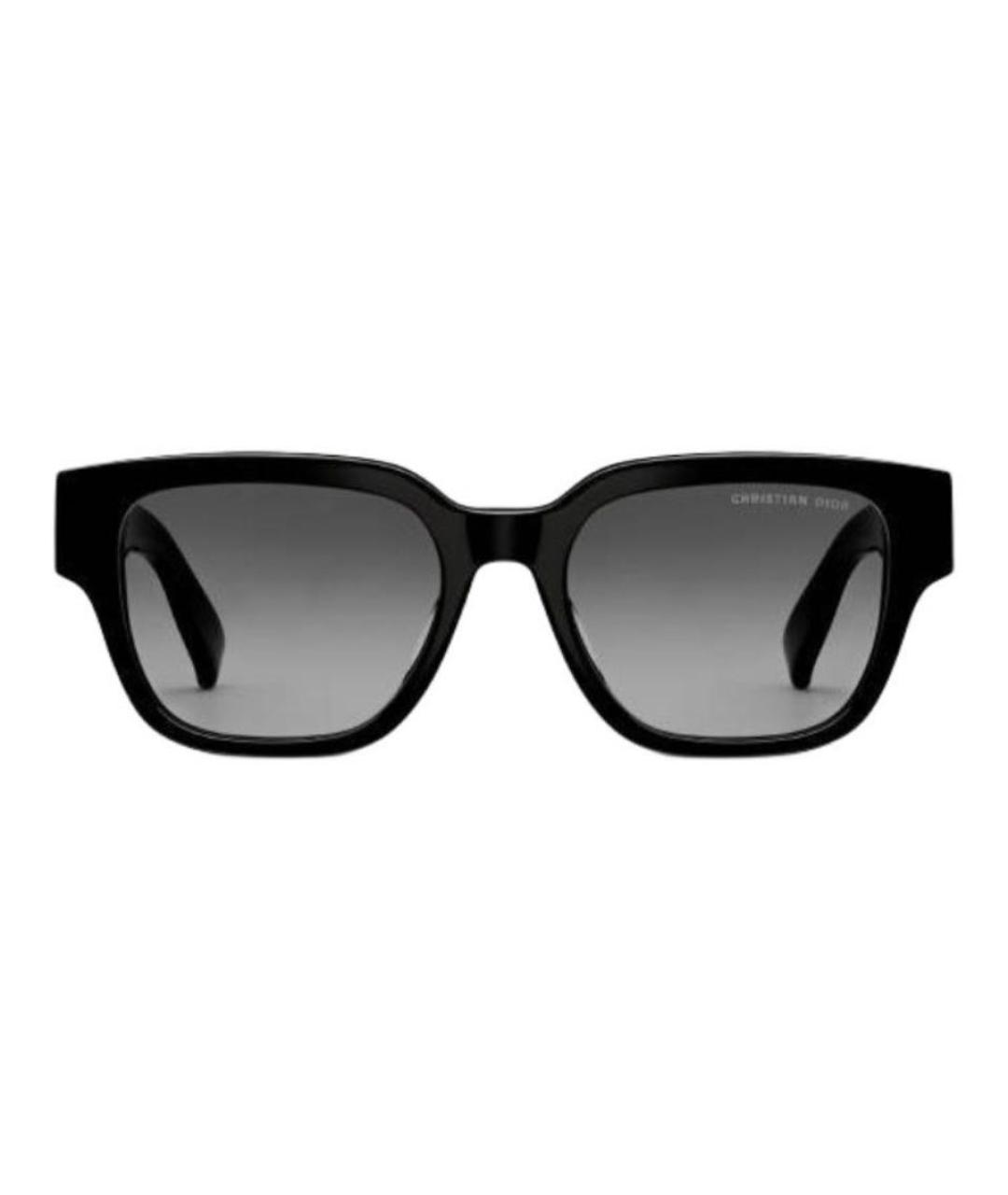 CHRISTIAN DIOR Черные пластиковые солнцезащитные очки, фото 2