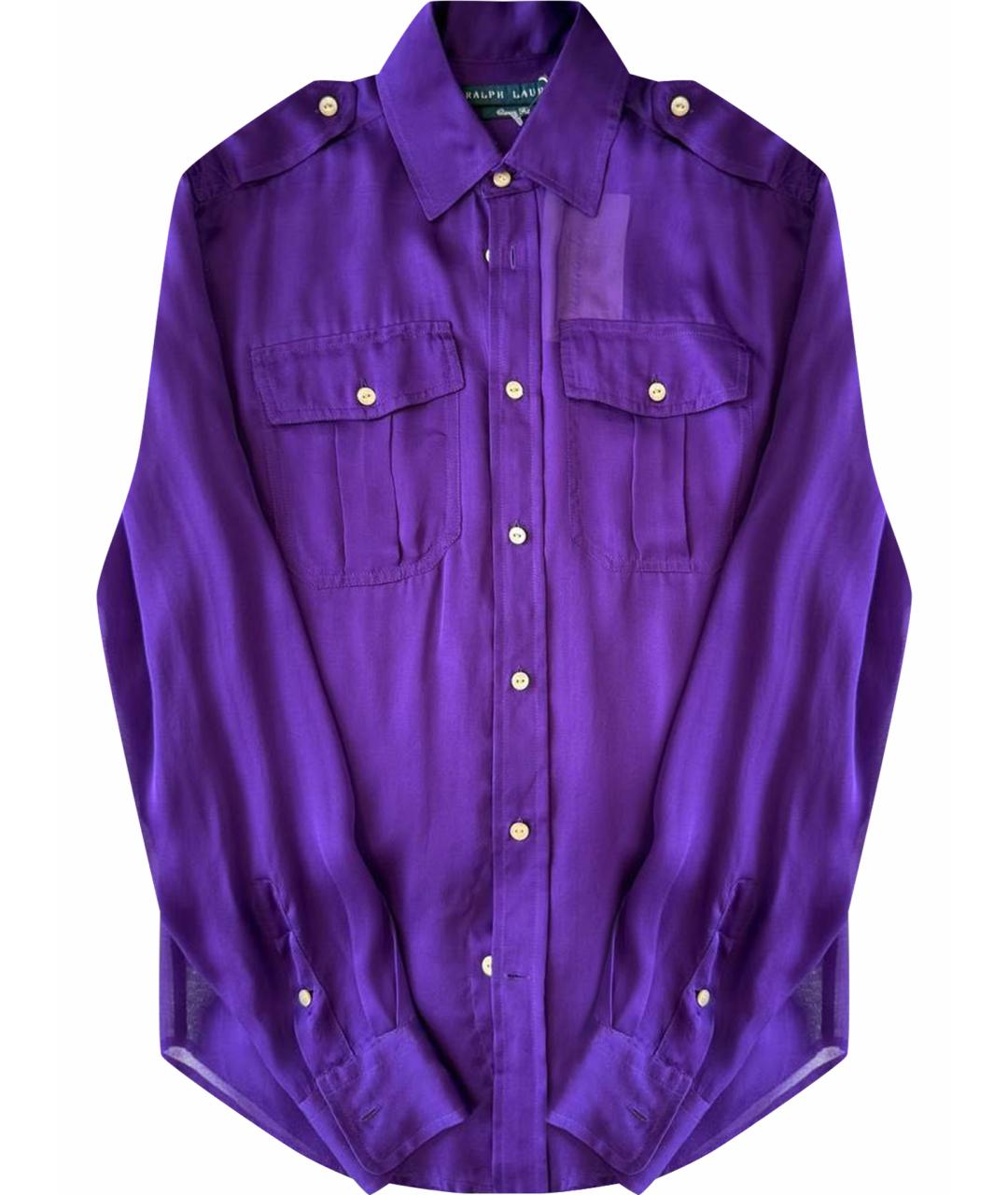 RALPH LAUREN Фиолетовая рубашка, фото 1