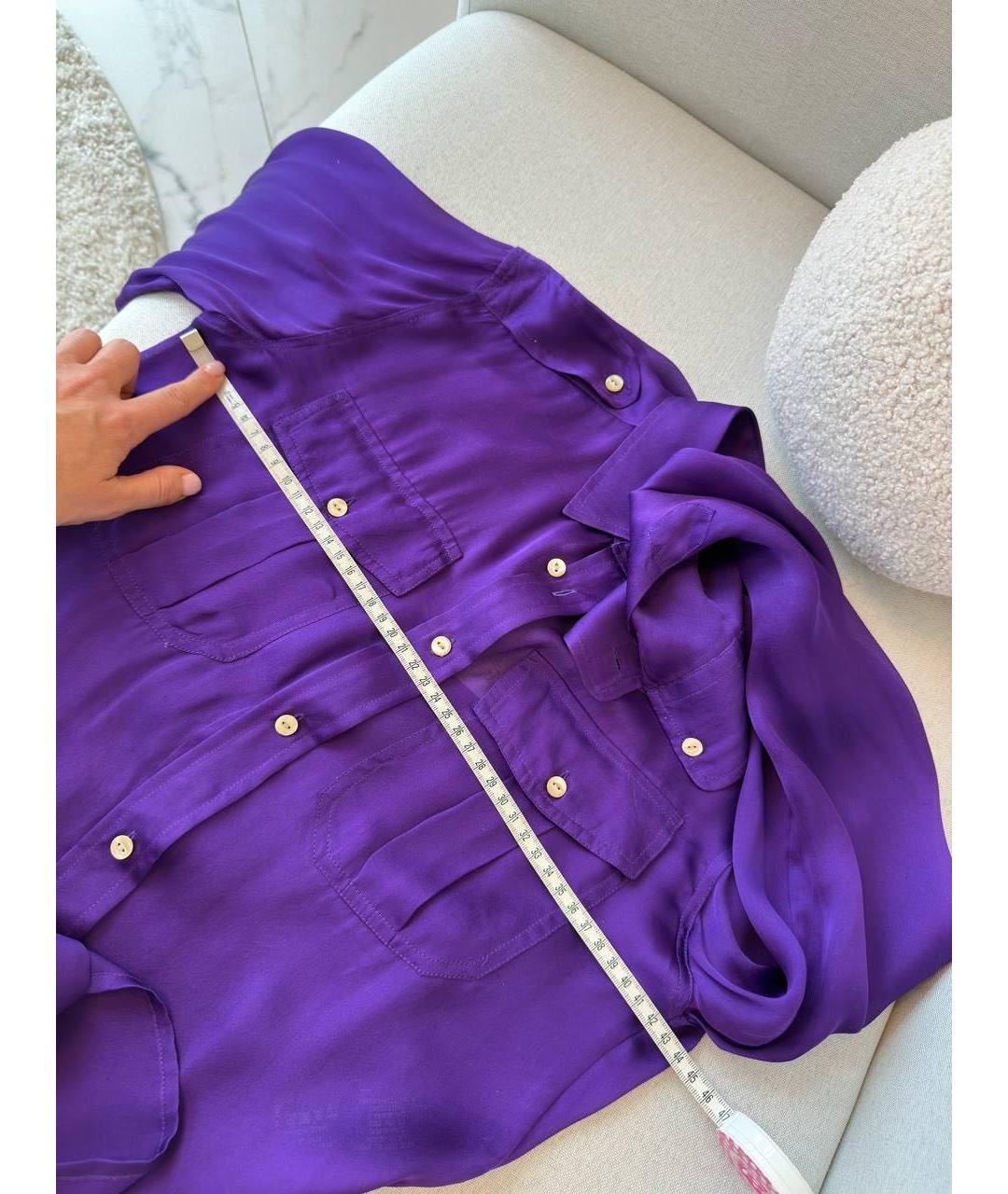 RALPH LAUREN Фиолетовая рубашка, фото 5