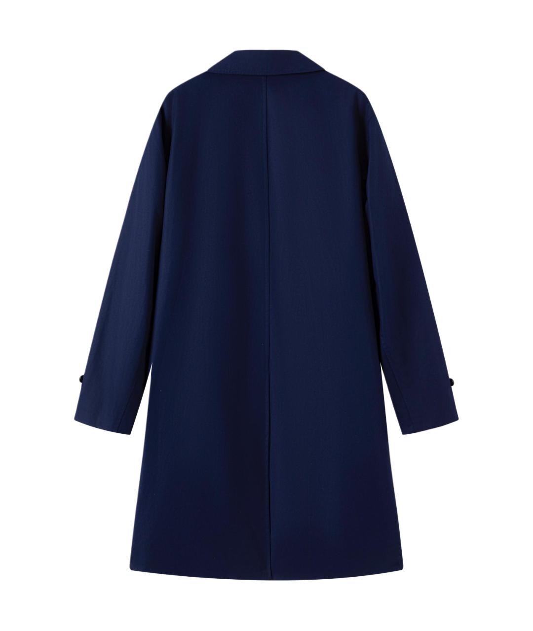 BURBERRY Темно-синий тренч / плащ, фото 2