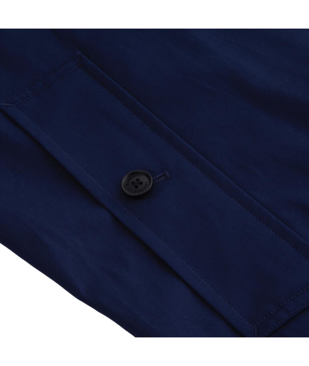 BURBERRY Темно-синий тренч / плащ, фото 4