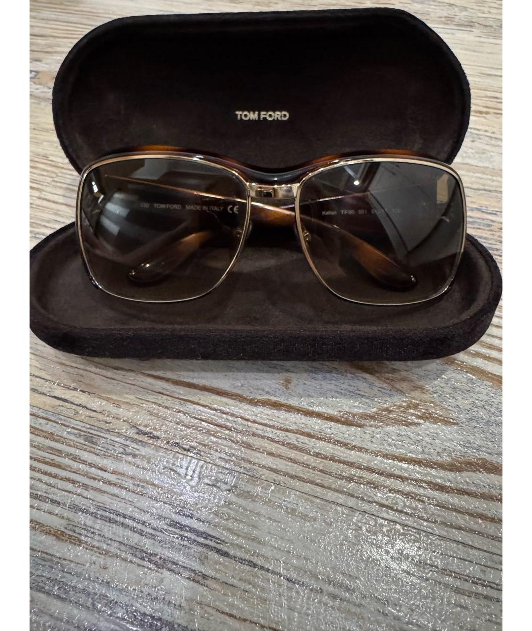 TOM FORD Коричневые солнцезащитные очки, фото 5