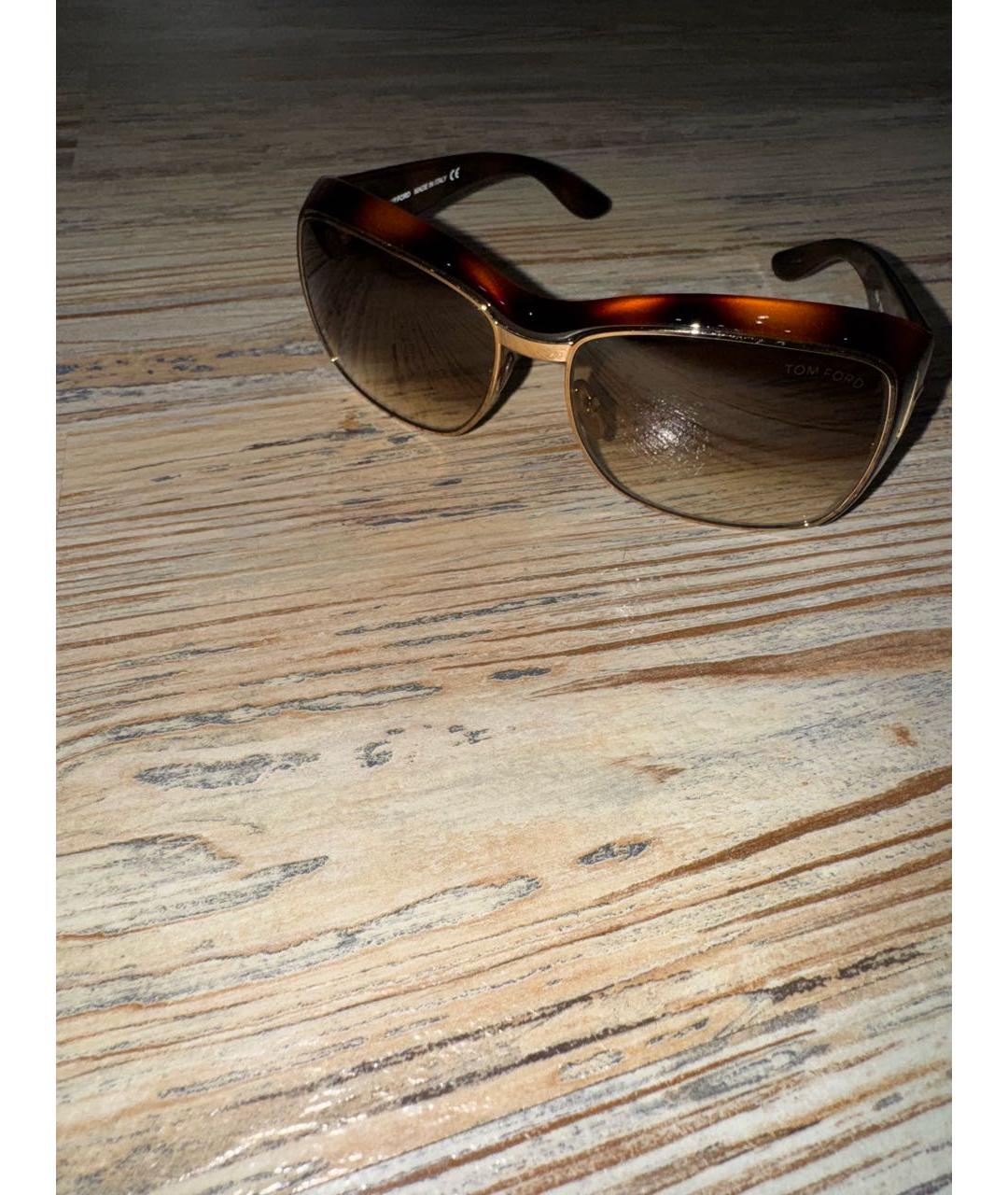 TOM FORD Коричневые солнцезащитные очки, фото 2