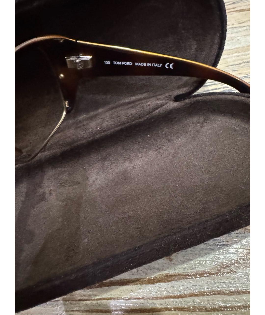 TOM FORD Коричневые солнцезащитные очки, фото 3