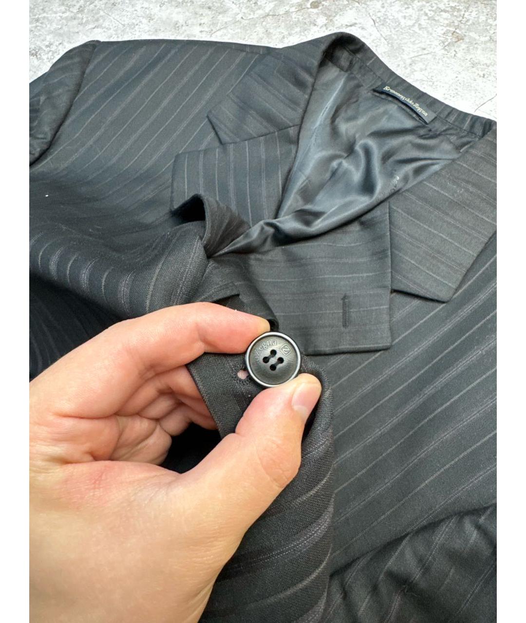 ERMENEGILDO ZEGNA XXX Черный классический костюм, фото 5