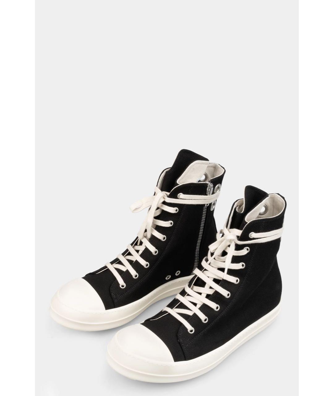 RICK OWENS DRKSHDW Черные кеды, фото 3