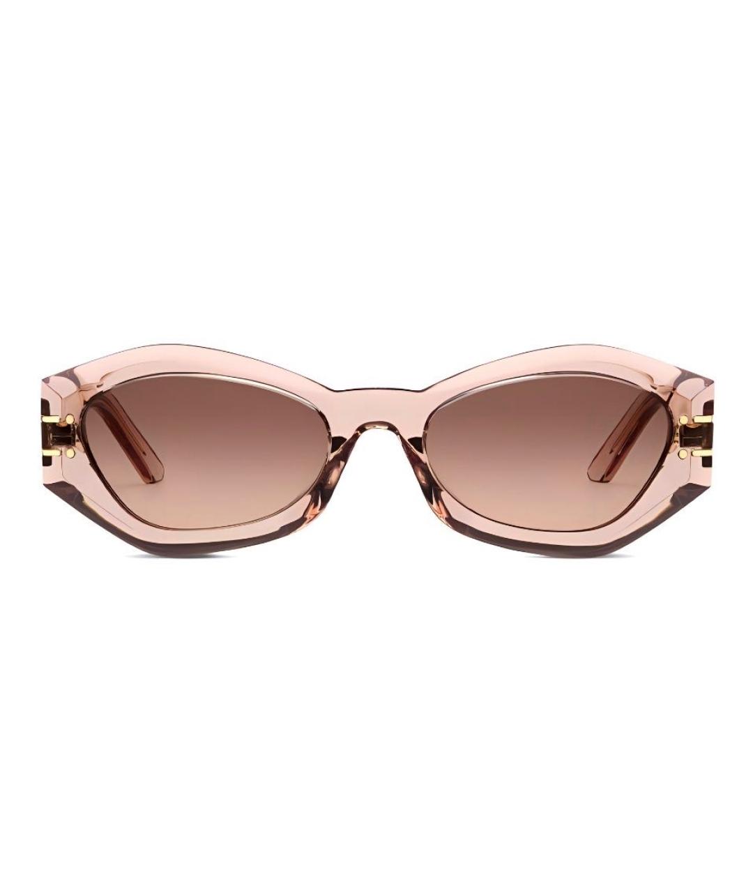 CHRISTIAN DIOR Розовые пластиковые солнцезащитные очки, фото 2