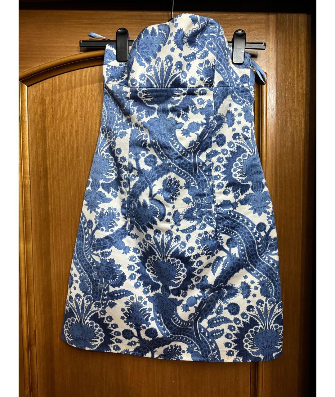 MICHAEL KORS Голубое коктейльное платье, фото 4