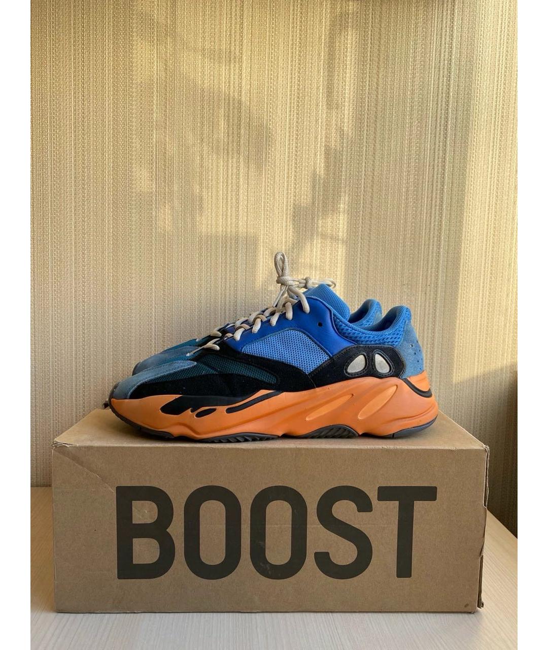 ADIDAS YEEZY Мульти замшевые низкие кроссовки / кеды, фото 5