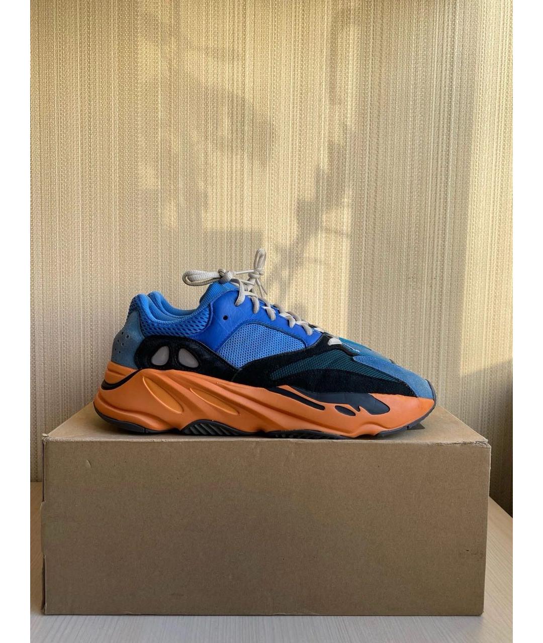 ADIDAS YEEZY Мульти замшевые низкие кроссовки / кеды, фото 4