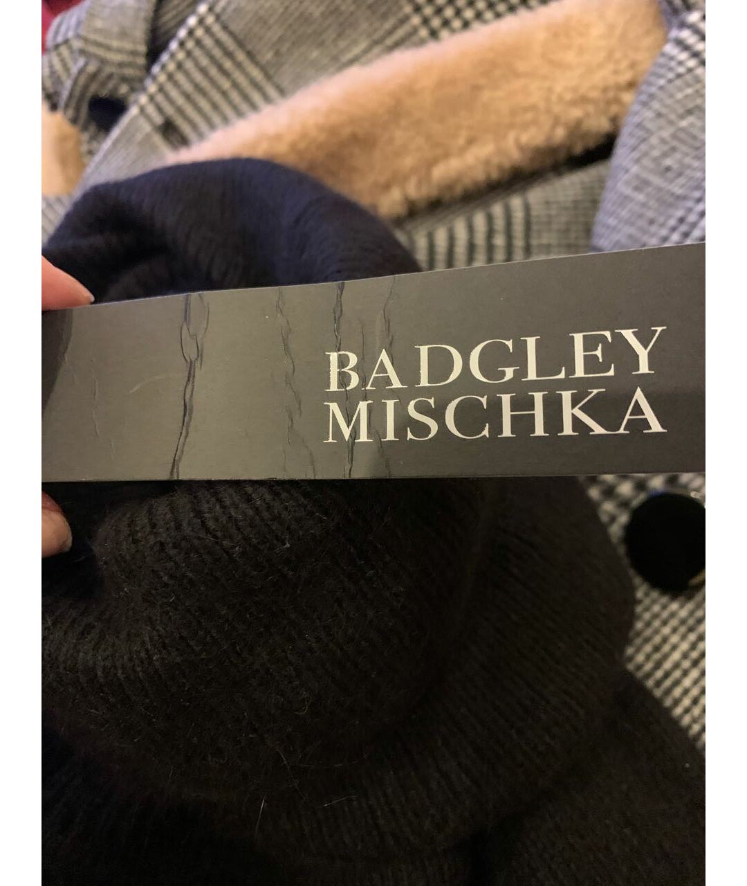 BADGLEY MISCHKA Черный джемпер / свитер, фото 5