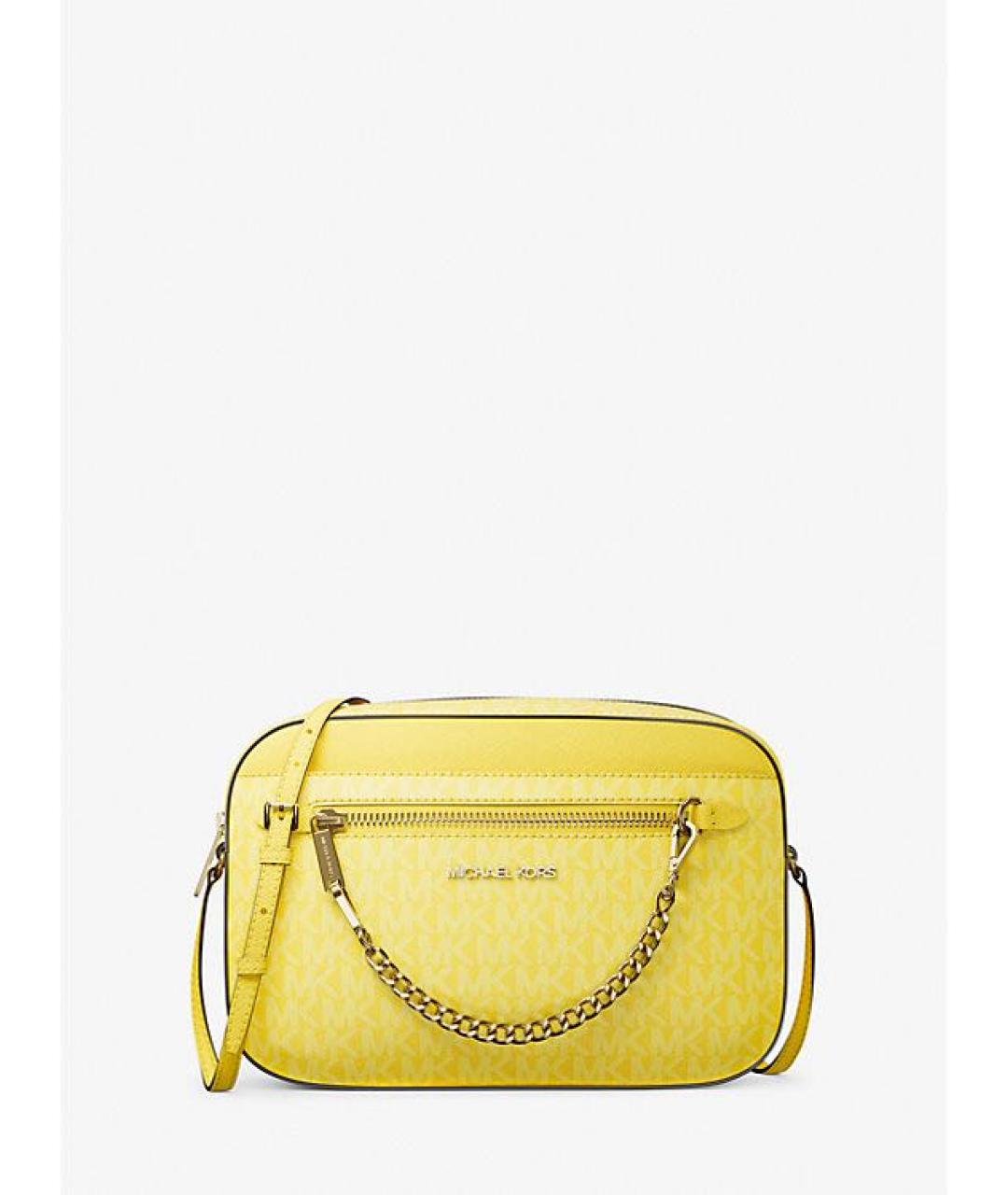 MICHAEL KORS Желтая сумка через плечо, фото 9