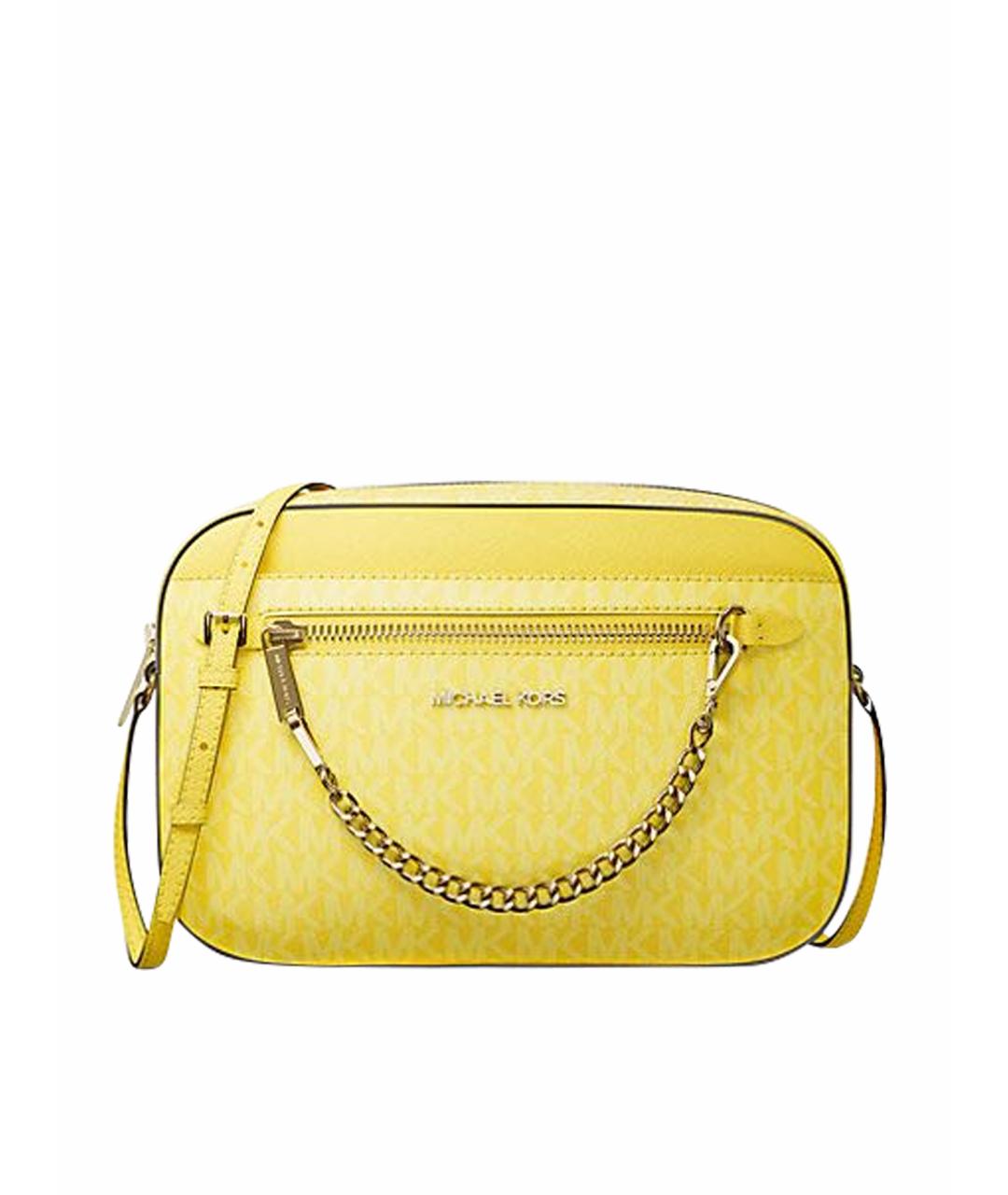 MICHAEL KORS Желтая сумка через плечо, фото 1
