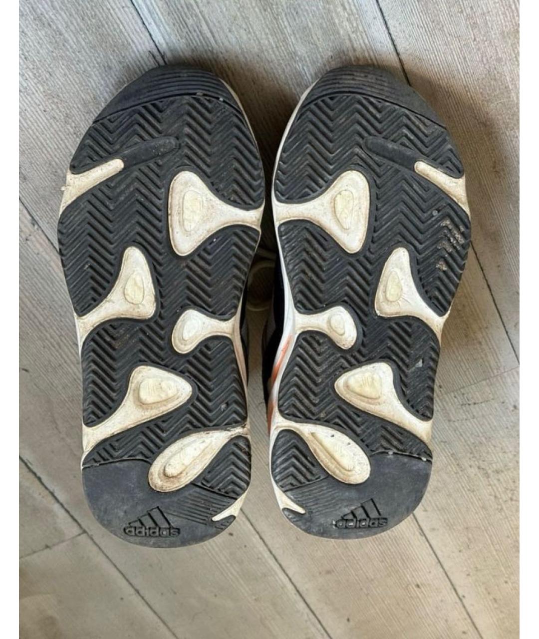ADIDAS YEEZY Белые замшевые низкие кроссовки / кеды, фото 5