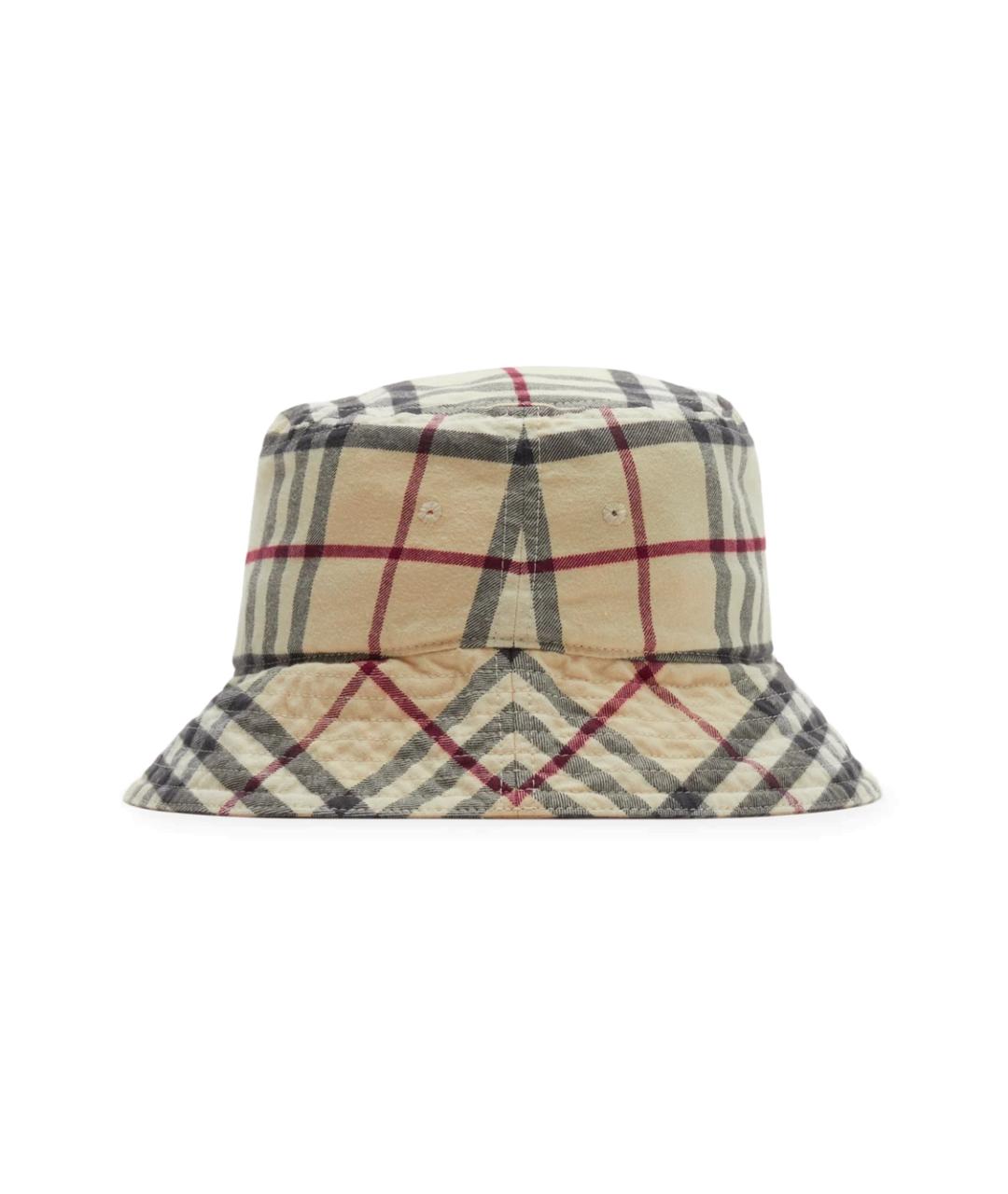 BURBERRY Бежевая хлопковая панама, фото 2