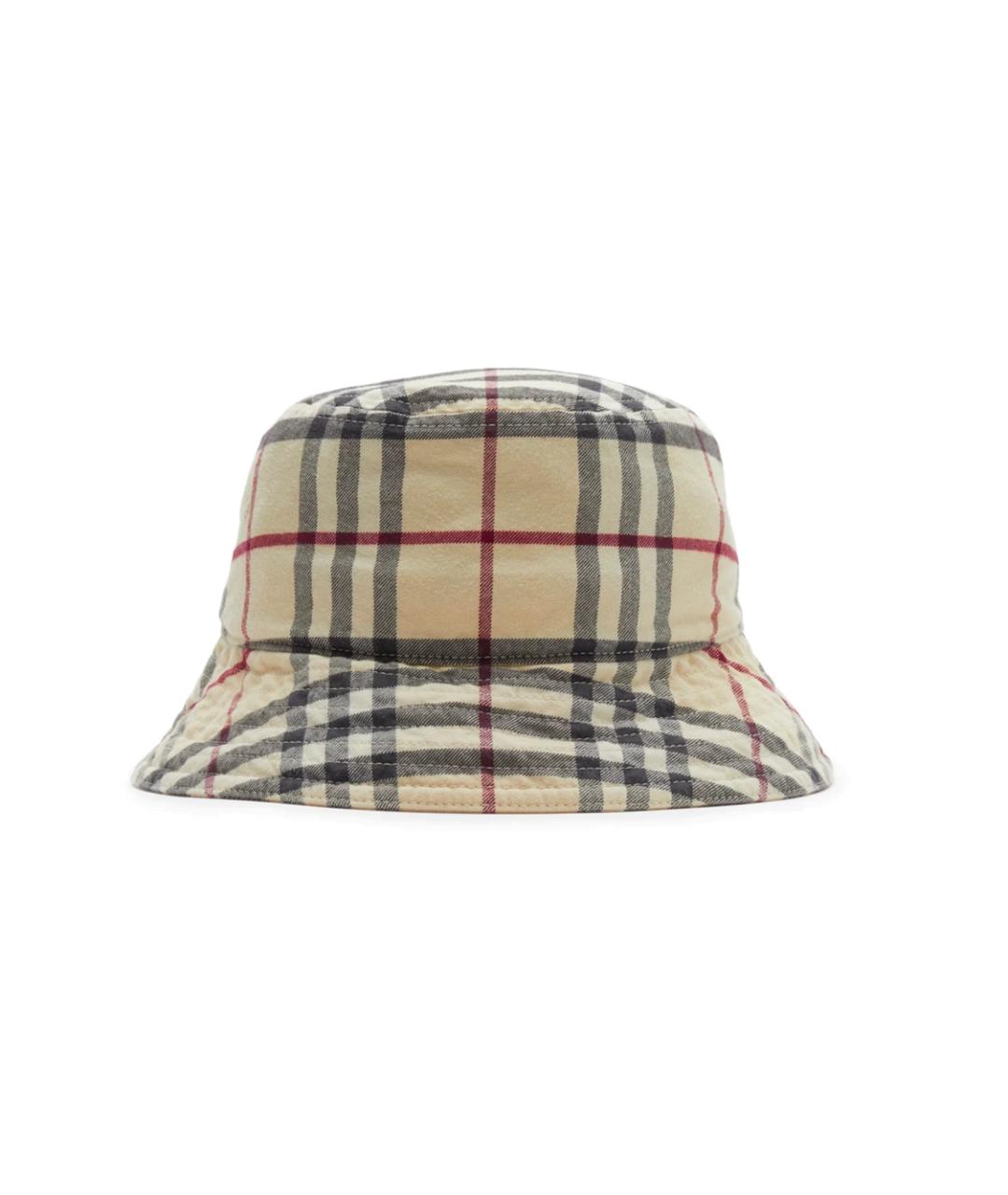 BURBERRY Бежевая хлопковая панама, фото 1