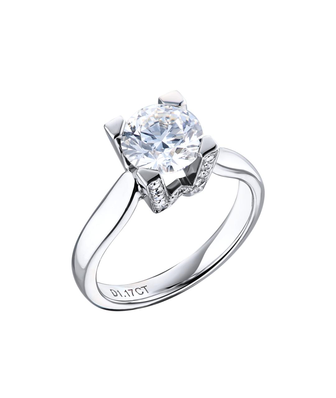 Harry Winston Серебряное платиновое кольцо, фото 1