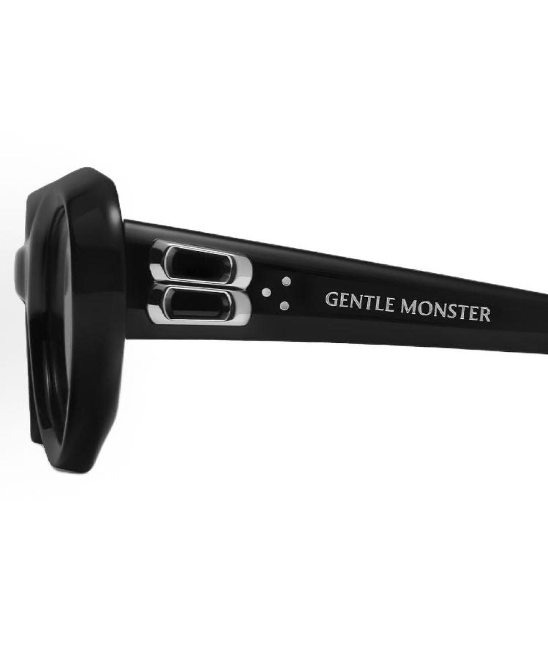 GENTLE MONSTER Черные пластиковые солнцезащитные очки, фото 3