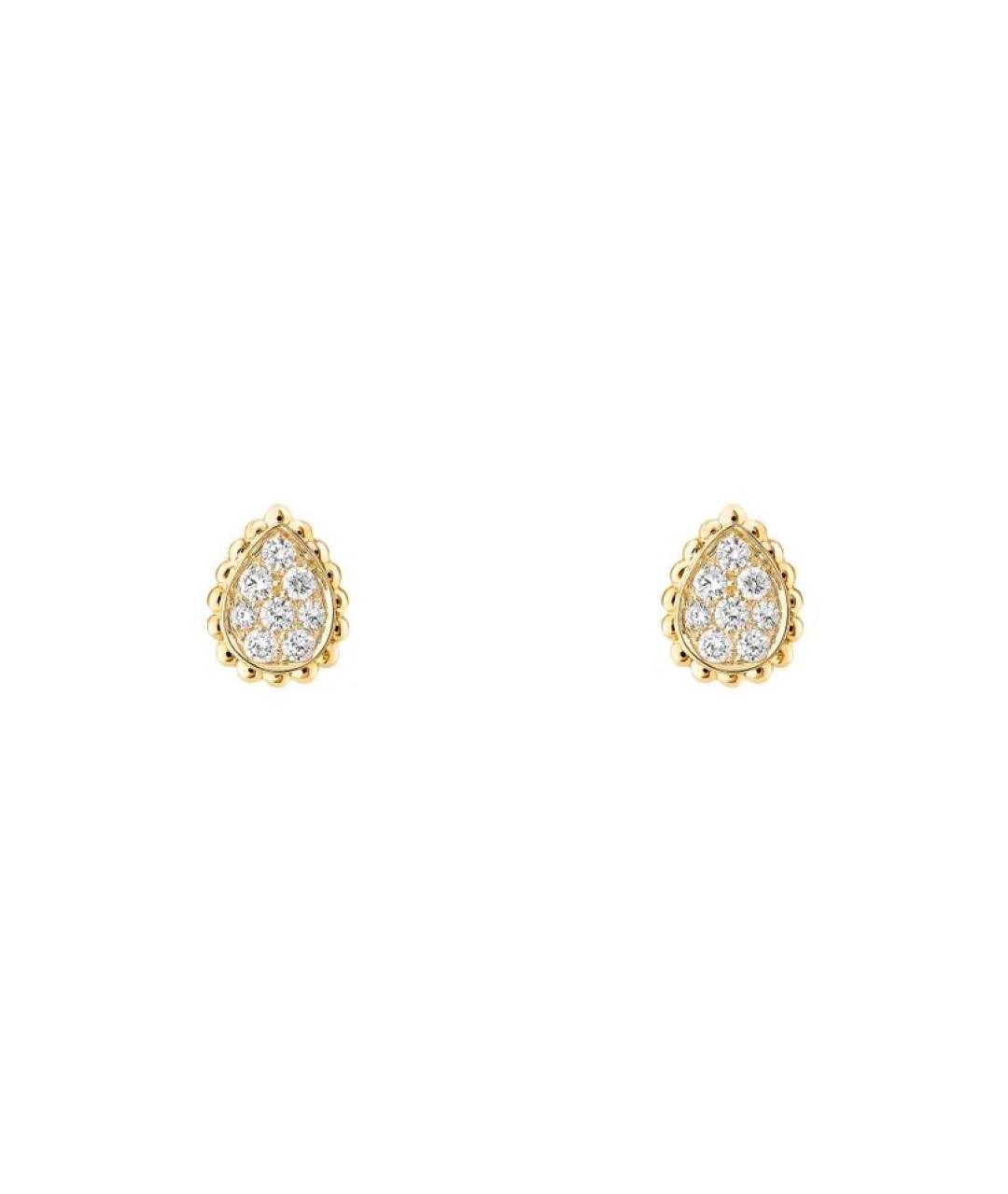 BOUCHERON Золотые серьги из желтого золота, фото 1