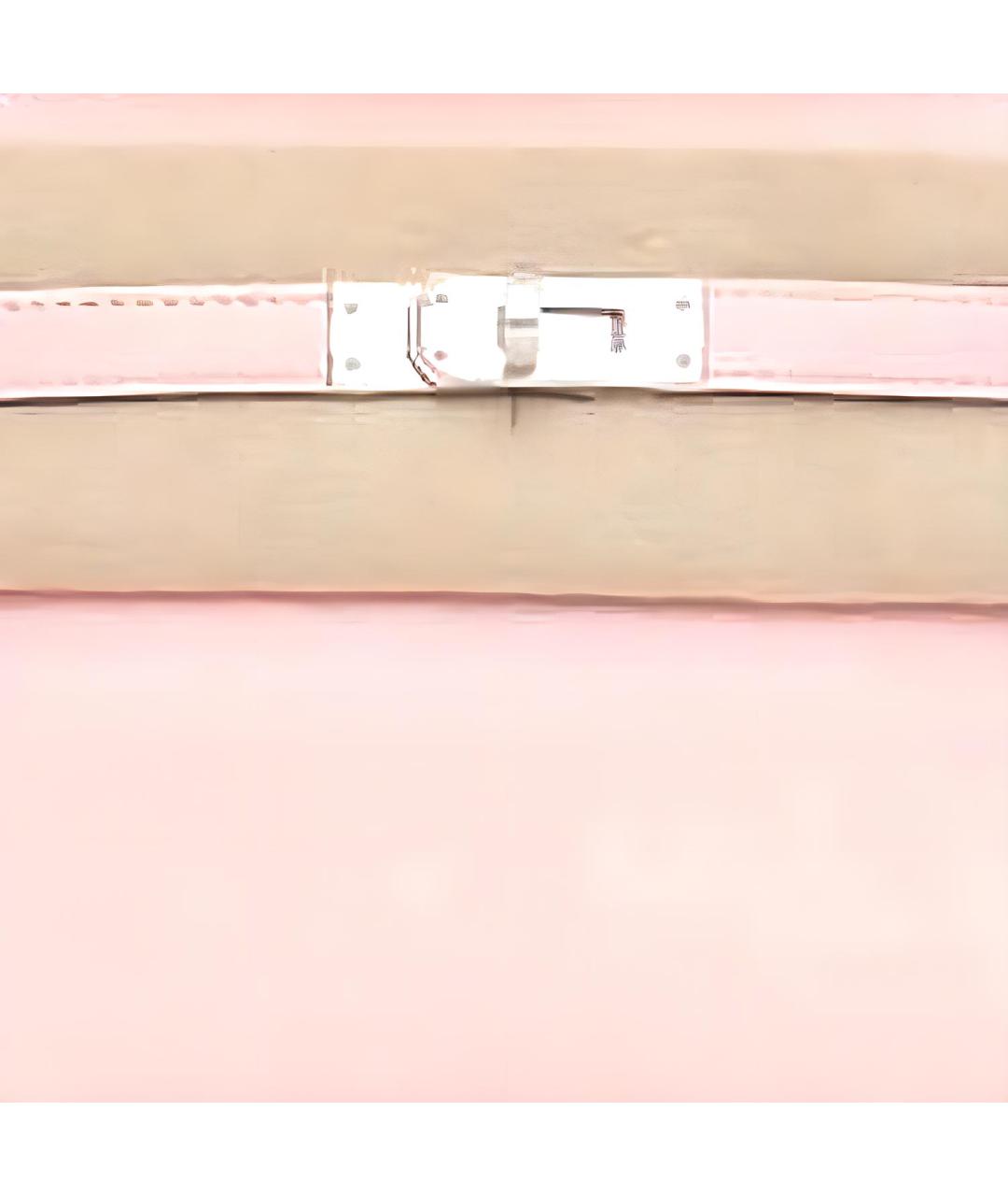 HERMES Розовая сумка с короткими ручками, фото 4