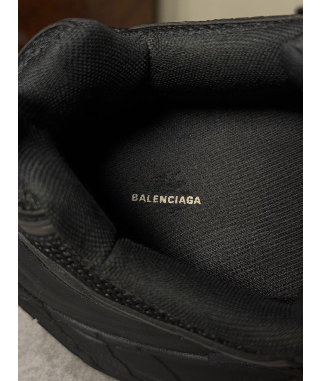 BALENCIAGA Черные резиновые низкие кроссовки / кеды, фото 7