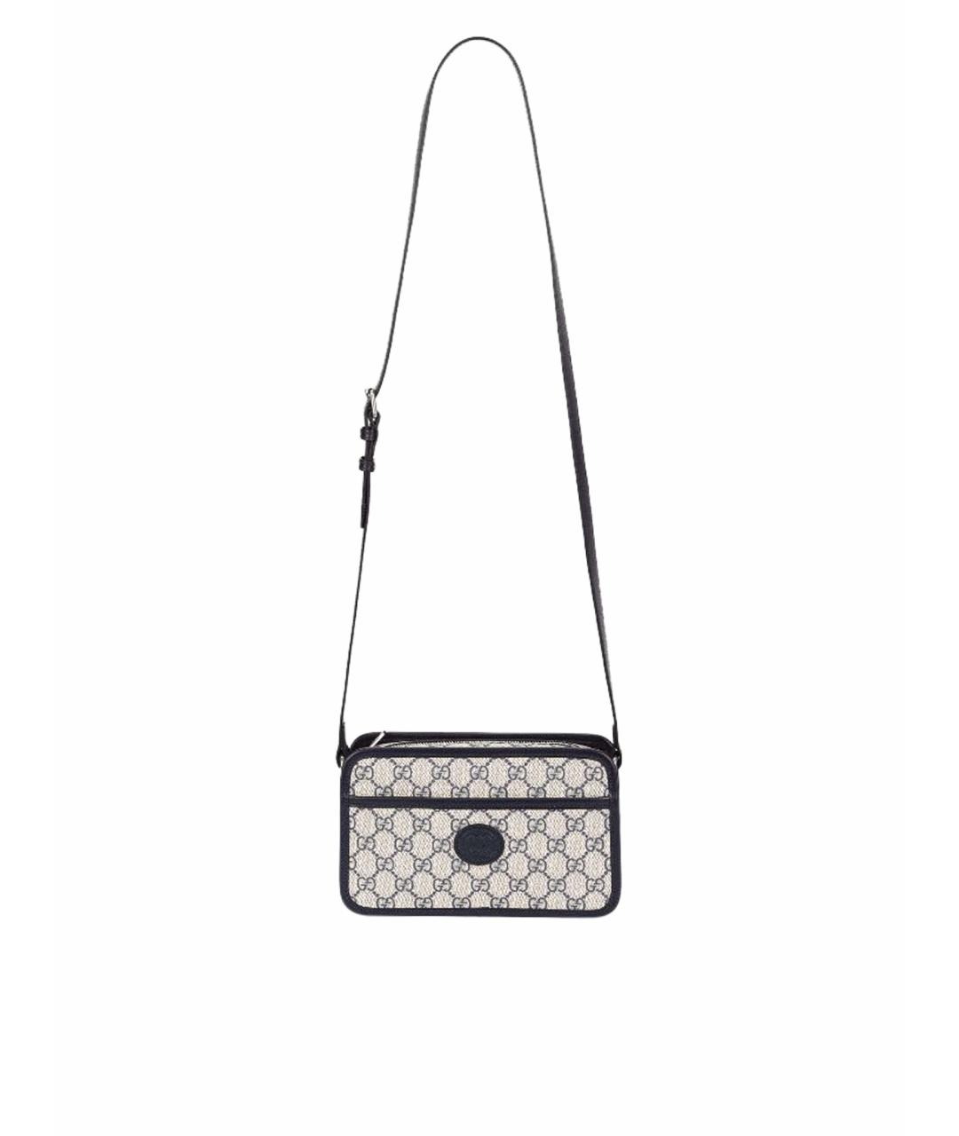 GUCCI Антрацитовая сумка на плечо, фото 1