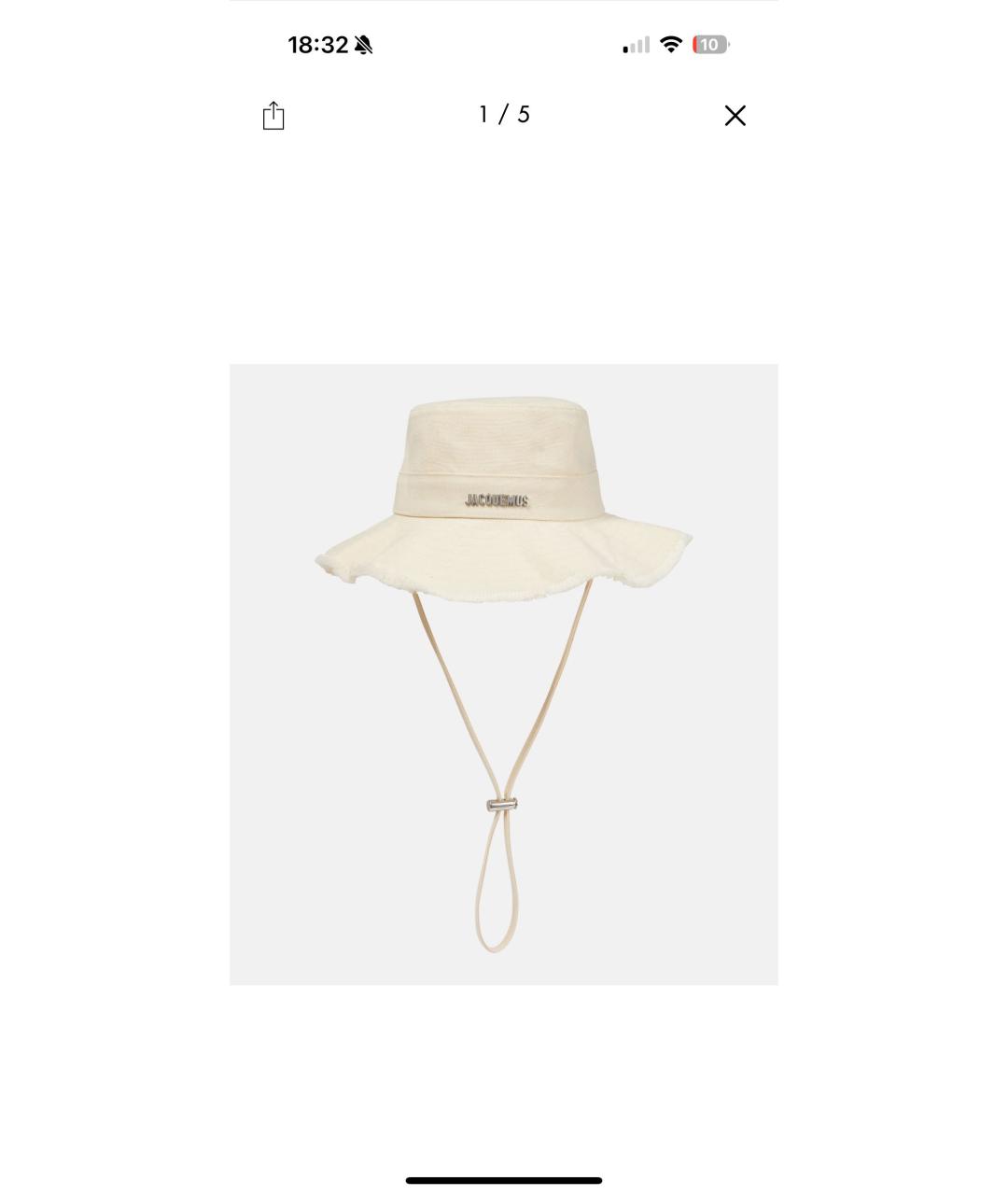 JACQUEMUS Панама, фото 9