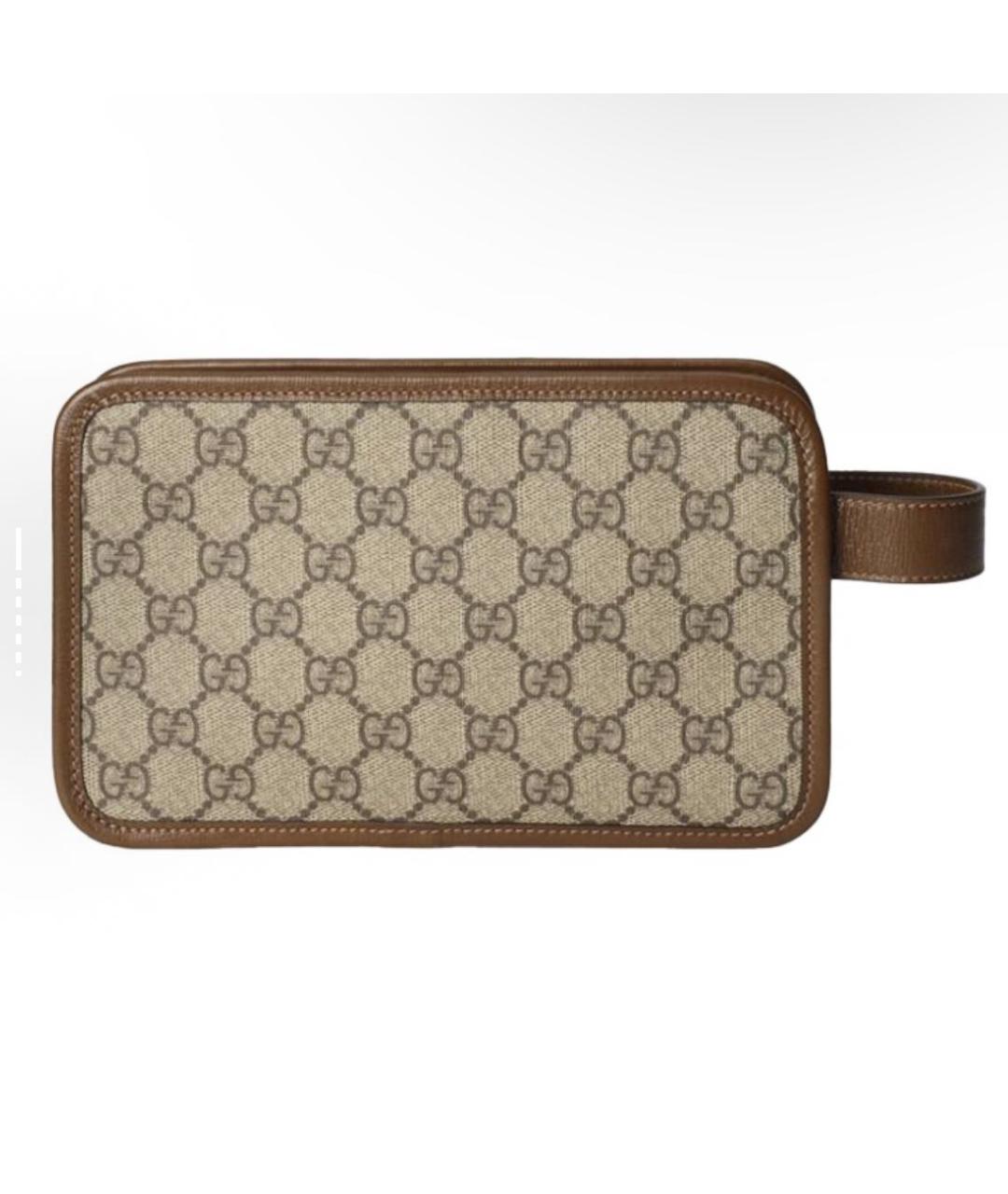GUCCI Коричневая деним сумка на плечо, фото 2
