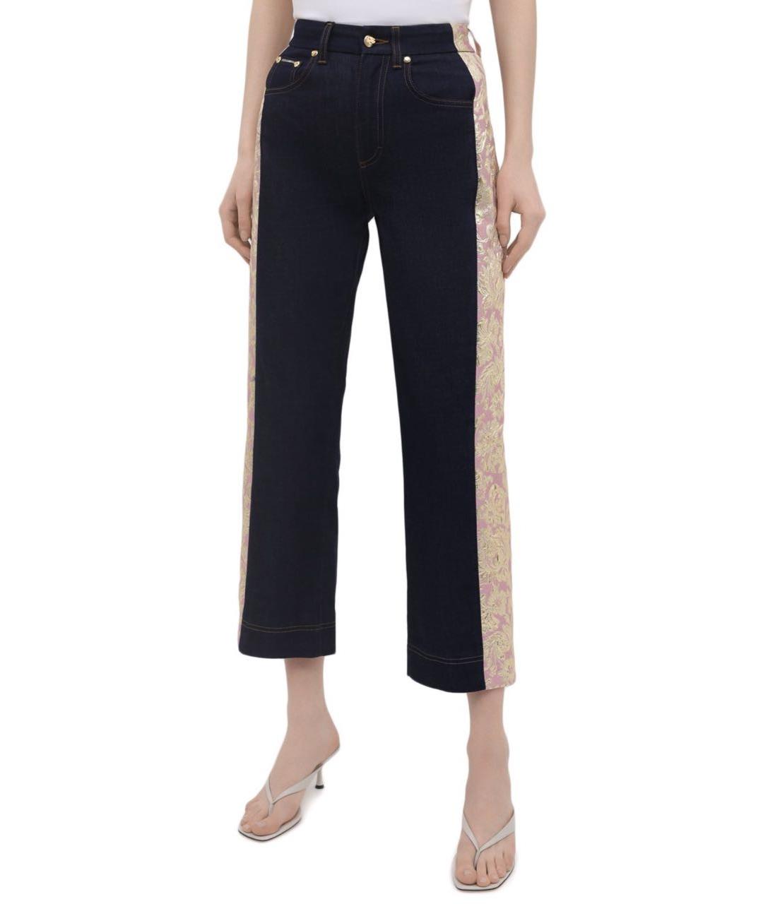 DOLCE&GABBANA Черные прямые джинсы, фото 4