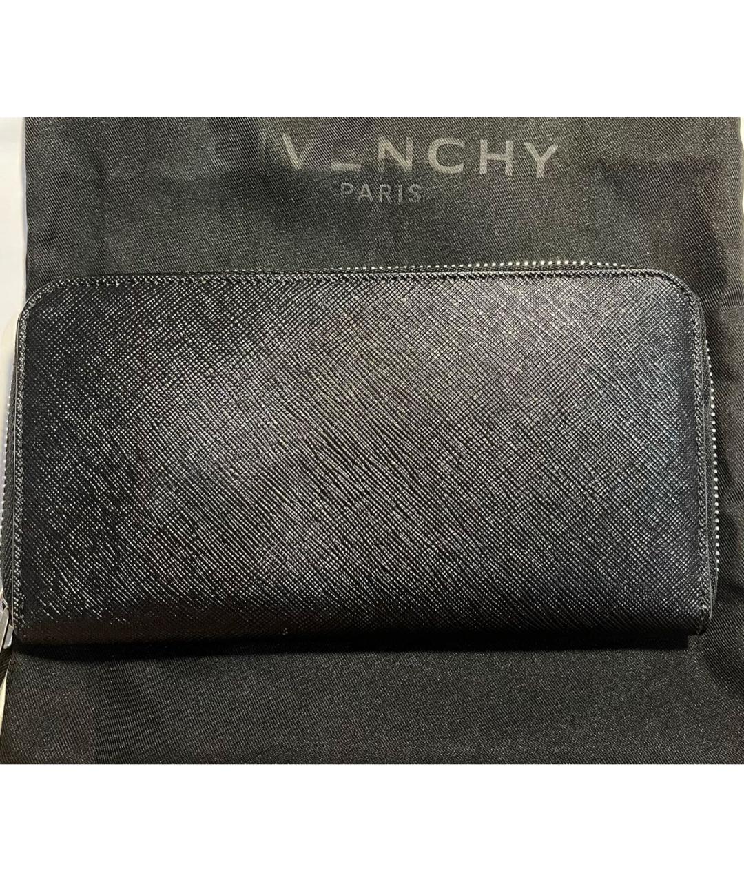 GIVENCHY Черный полиуретановый кошелек, фото 2