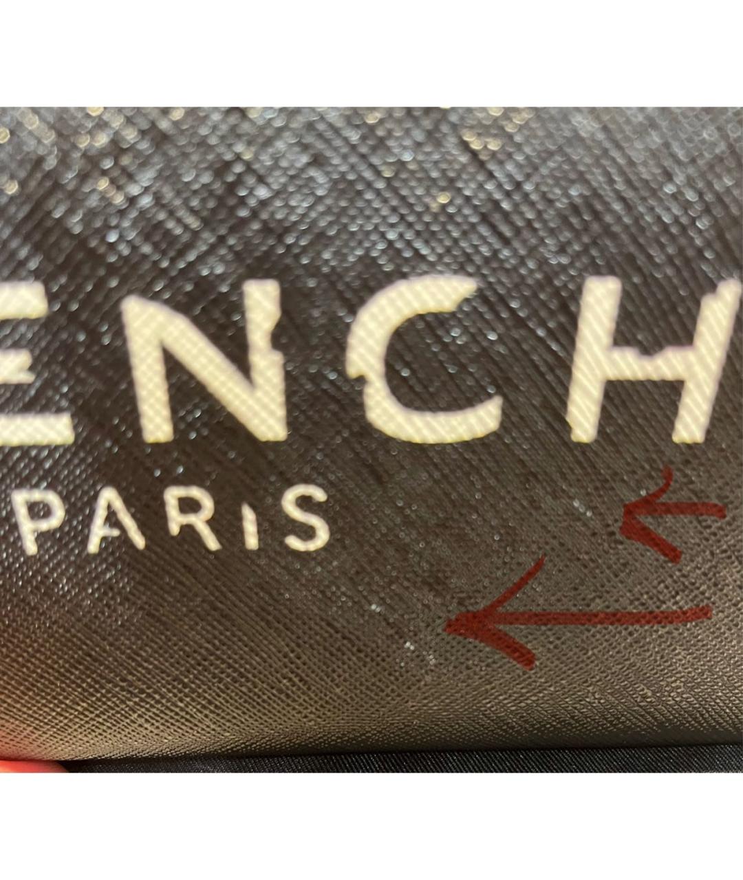 GIVENCHY Черный полиуретановый кошелек, фото 6