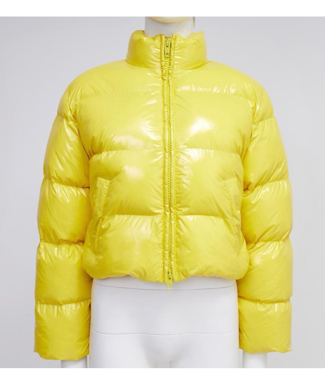 BALENCIAGA Желтая полиамидовая куртка, фото 5