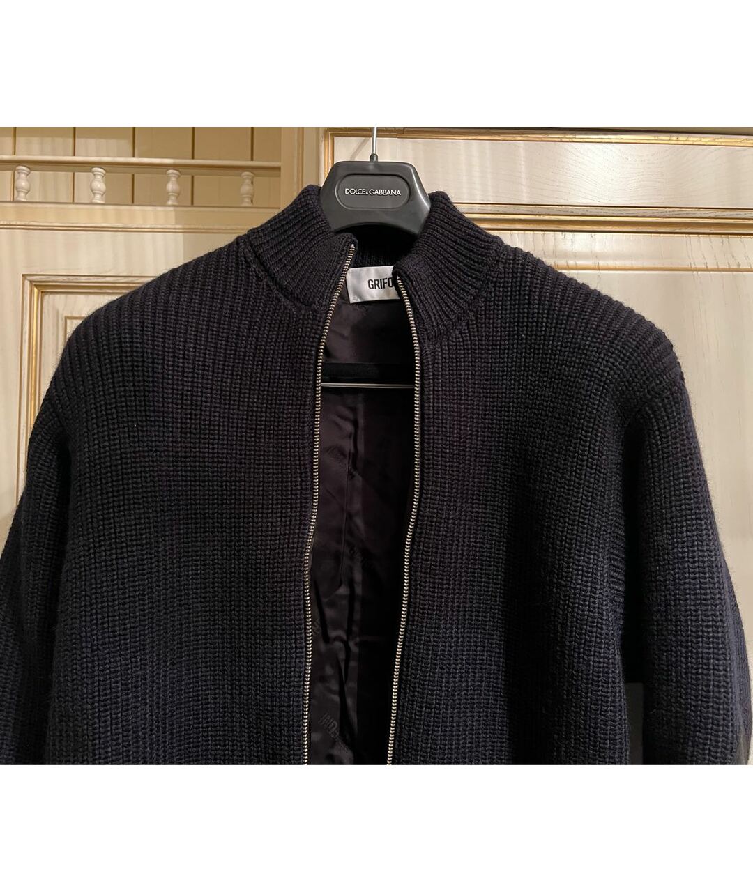 MAURO GRIFONI Черная шерстяная куртка, фото 3