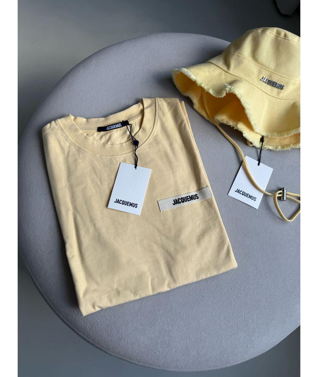 JACQUEMUS Хлопковая футболка, фото 3