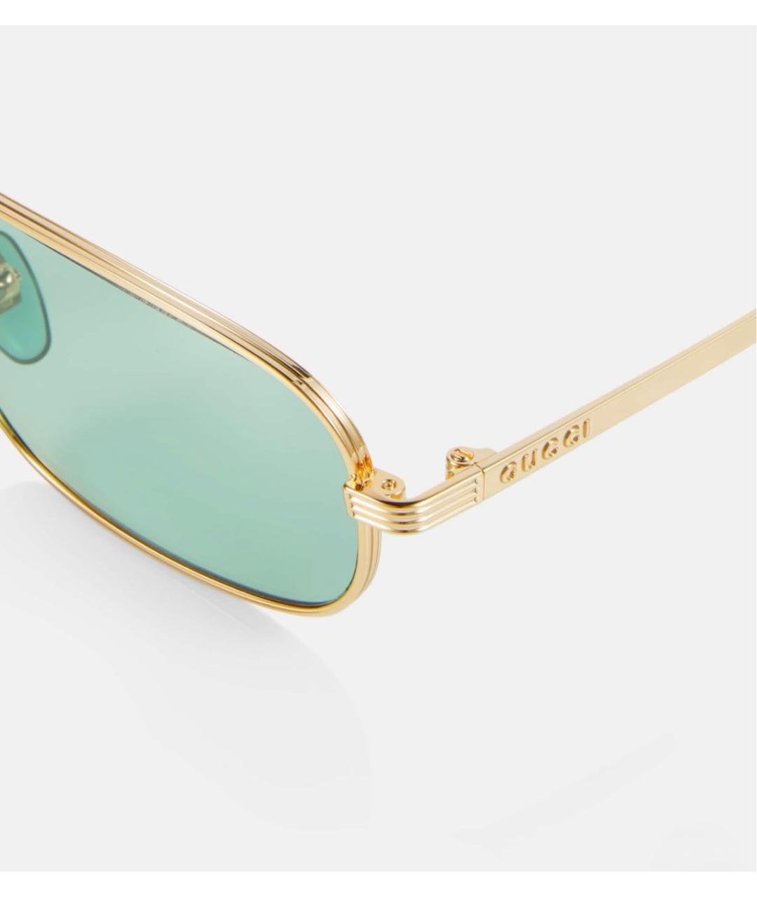 GUCCI Металлические солнцезащитные очки, фото 3