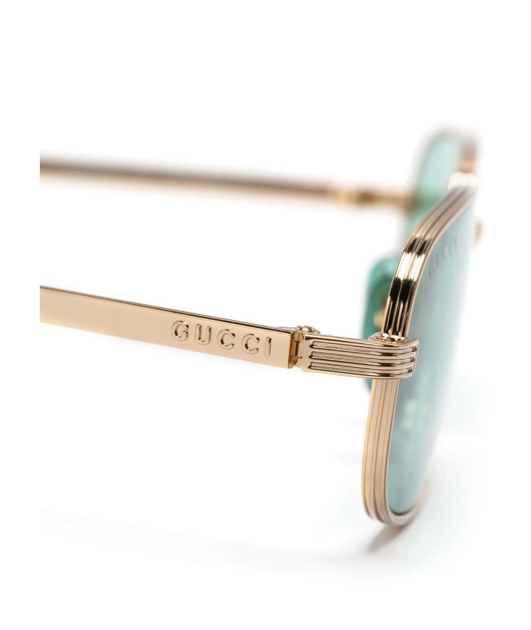 GUCCI Металлические солнцезащитные очки, фото 4