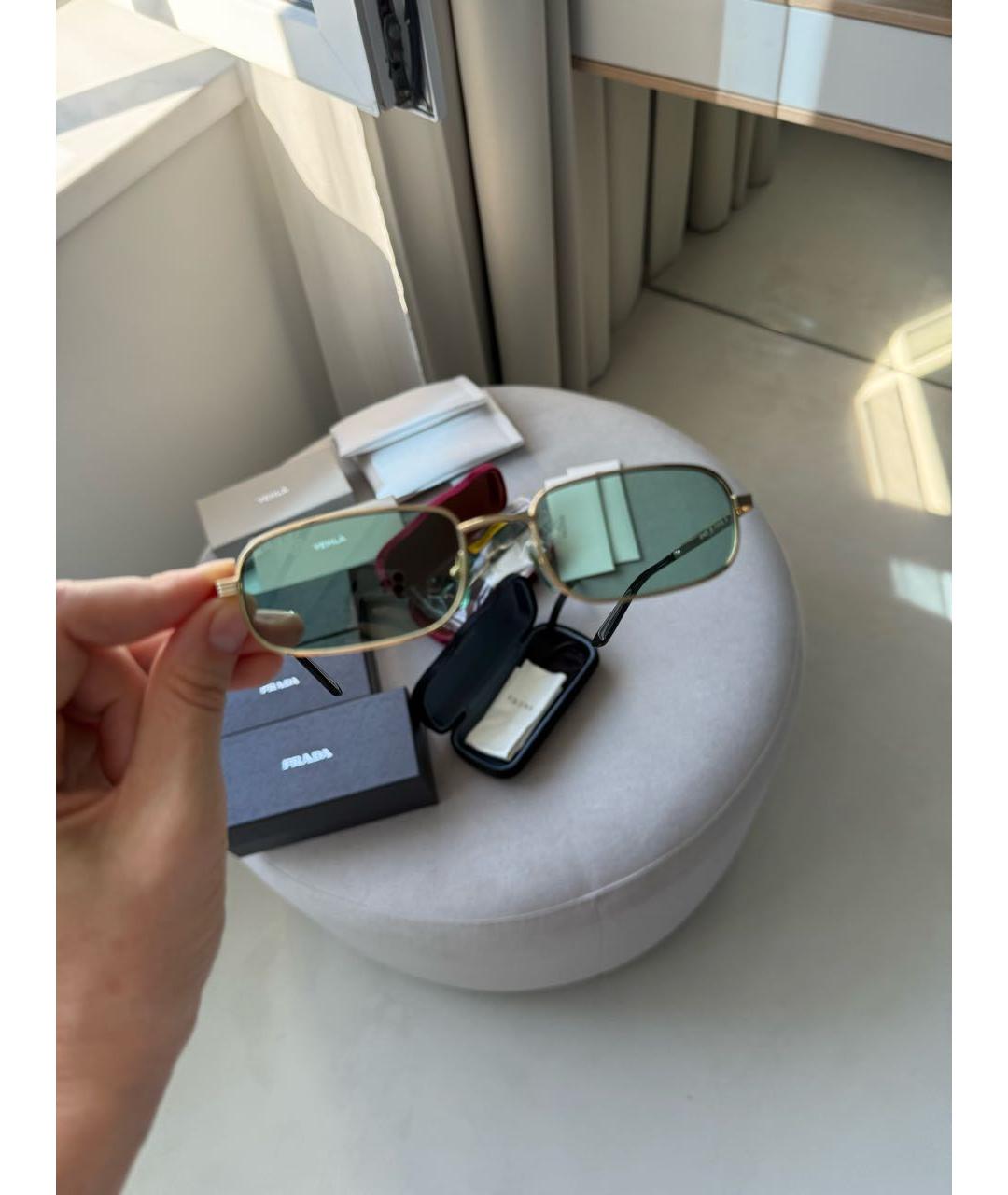 GUCCI Металлические солнцезащитные очки, фото 5