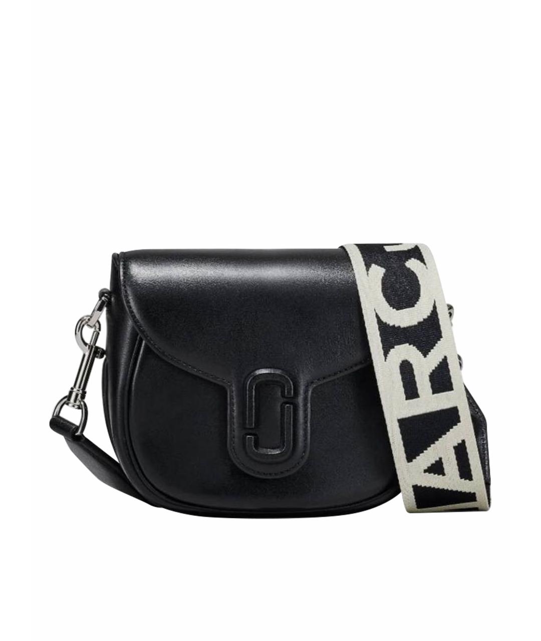 MARC JACOBS Черная кожаная сумка через плечо, фото 1