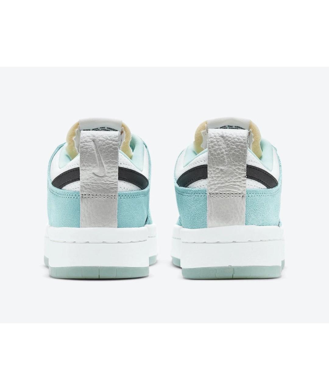 NIKE Бирюзовые замшевые кроссовки, фото 4