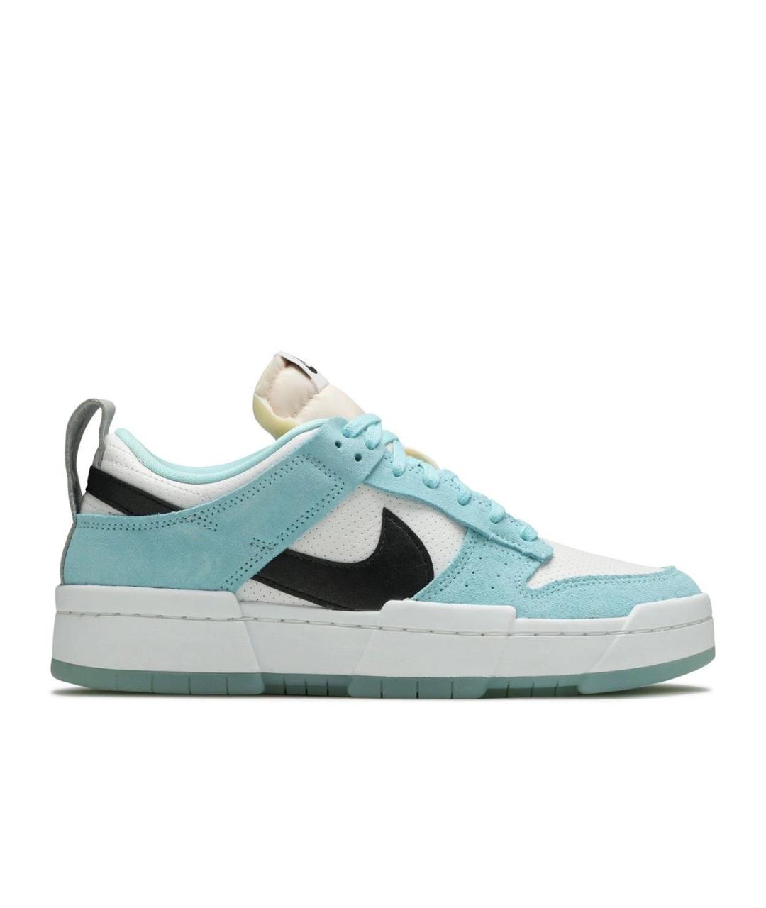 NIKE Бирюзовые замшевые кроссовки, фото 5