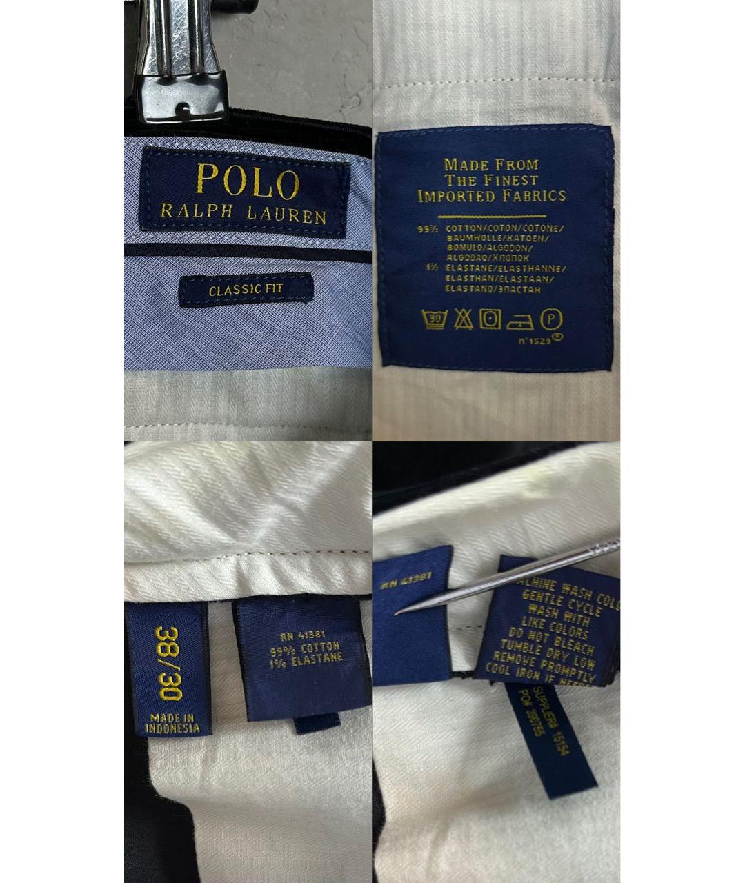 POLO RALPH LAUREN Черные брюки чинос, фото 7