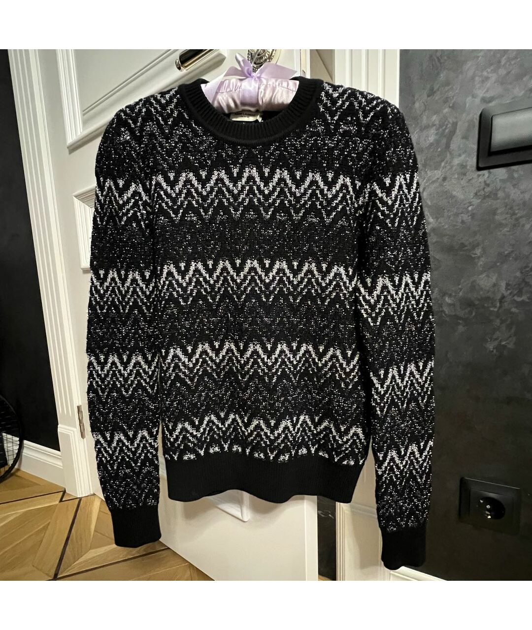 SAINT LAURENT Черный джемпер / свитер, фото 4