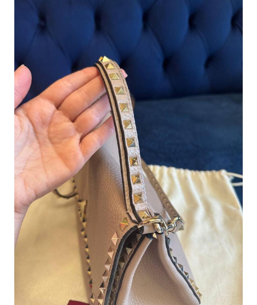 VALENTINO Кожаная сумка через плечо, фото 8