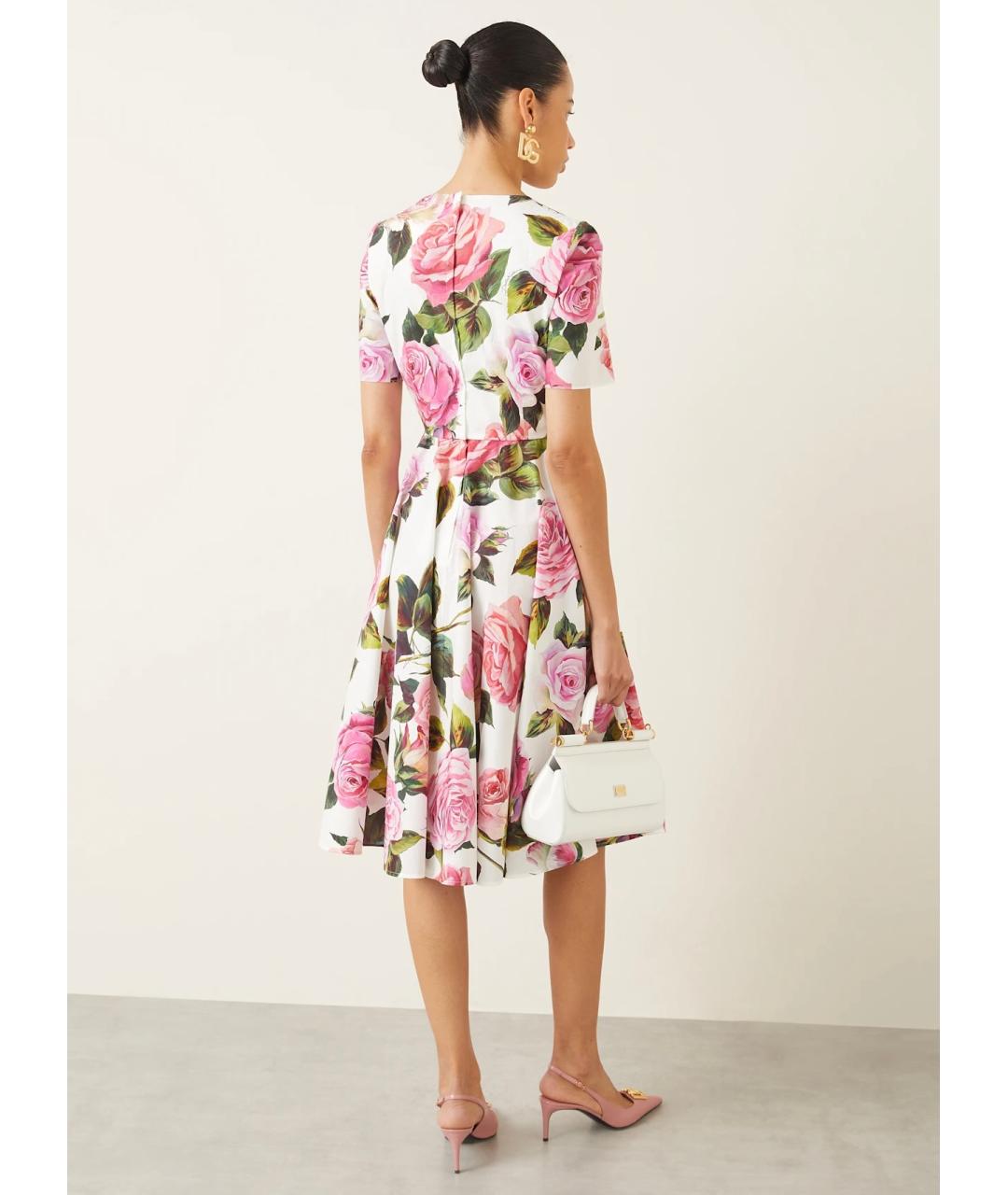 DOLCE&GABBANA Мульти коктейльное платье, фото 6
