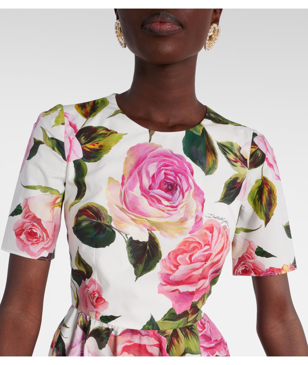 DOLCE&GABBANA Мульти коктейльное платье, фото 9